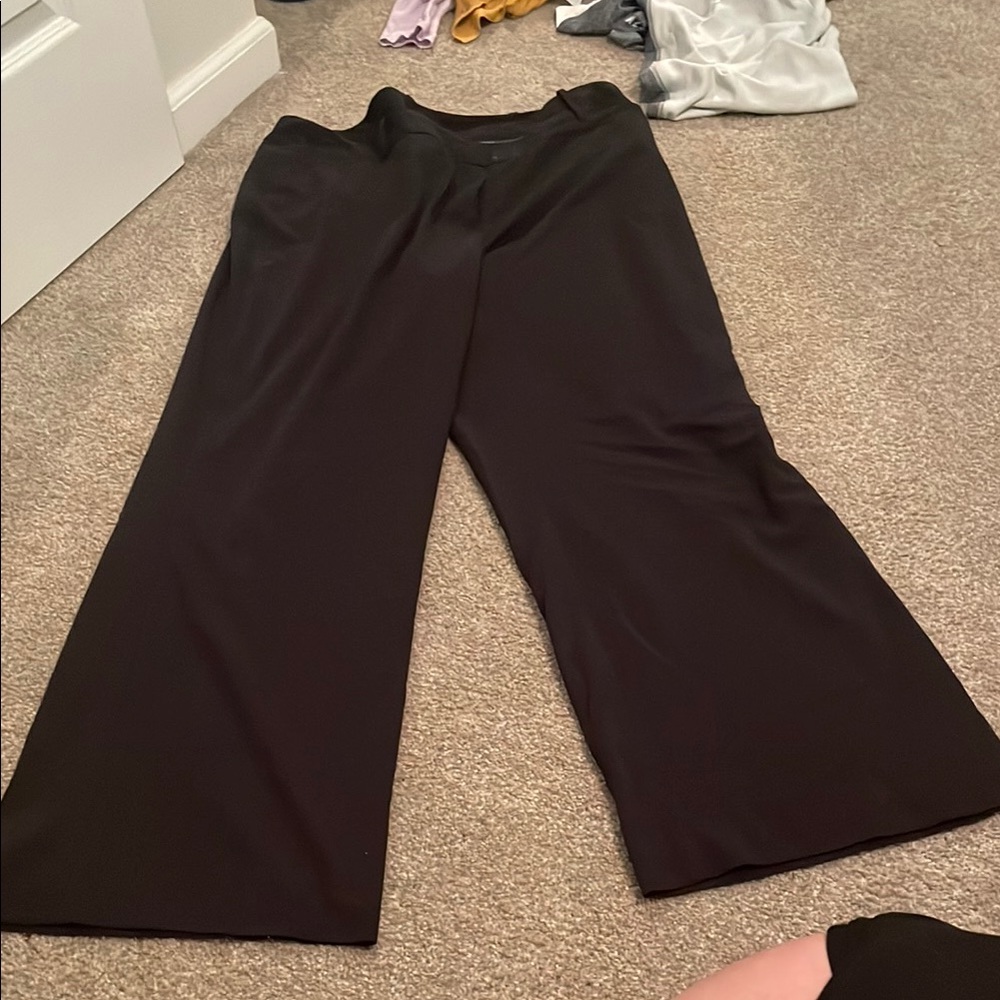 Worthington Black Wide-Leg Pants